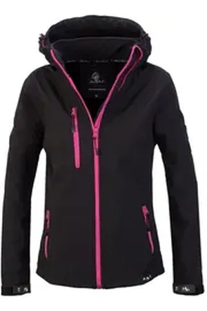 rock creek Softshelljacke Damen Softshelljacke Wanderjacke D-412 schwarz M