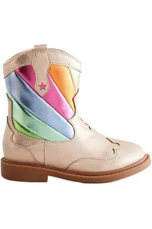 Little Bird Metallic-Cowboystiefel Westernstiefel (1-tlg) goldfarben 24 EU
