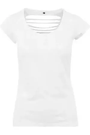 Build Your Brand Tanktop Damen Back Cut Tee / Offener Rücken S