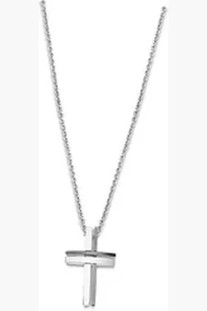 Lotus Edelstahlkette Halskette silber (Halsketten, Halskette), für Herren aus Edelstahl (Stainless Steel) silberfarben
