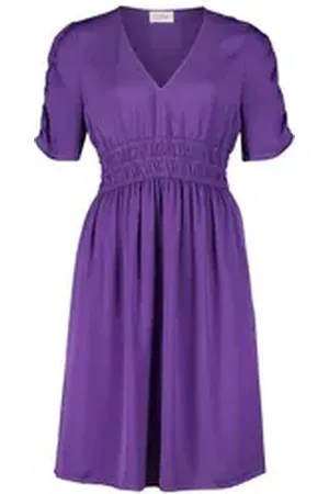 ROBE LÉGÈRE Minikleid Kleid Kurz 1/2 Arm gelb 42