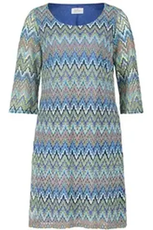 ROBE LÉGÈRE Sommerkleid Kleid Kurz 3/4 Arm blau 42