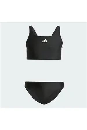 adidas Performance Balconette-Bikini 3-STREIFEN V-BACK KIDS BIKINI schwarz 110