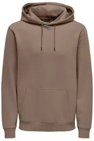 Only & Sons ONLY & SONS Hoodie Weicher Kapuzen Pullover Basic Hoodie ONSCERES ONSCERES HOODIE SWEAT NOOS blau|braun M