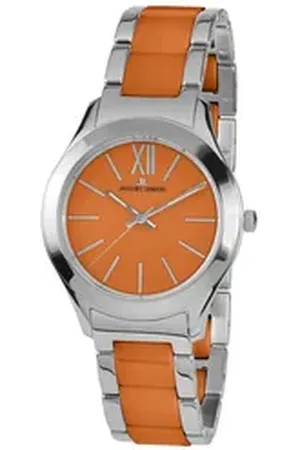 Jacques Lemans Quarzuhr Keramik Stahl/Orange orange
