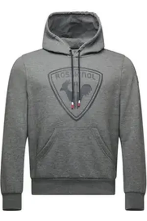 Rossignol Kapuzenpullover Logo Sweat Hood mit großem Logoprint vorn grau XL