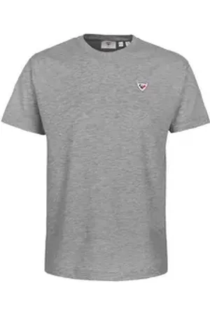 Rossignol T-Shirt Logo Plain Tee mit markentypischem Hahn-Logo grau 2XL