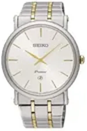 Seiko Quarzuhr Herrenuhr SKP400P1 Ø40,7mm Armbanduhr Uhr Weiß