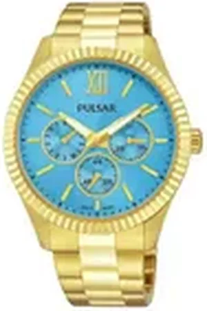 Pulsar Quarzuhr Amen Damenuhr Kunststoff 6220X1 40mm Armbanduhr Uhr Blau