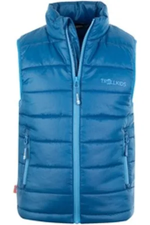 TROLLKIDS Steppweste Trondheim Wasserabweisend blau 110