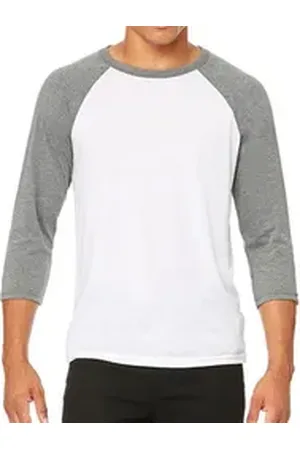 Bella + Canvas Bella + Canvas Langarmshirt Herren 3 / 4 Sleeve Baseball T-Shirt L