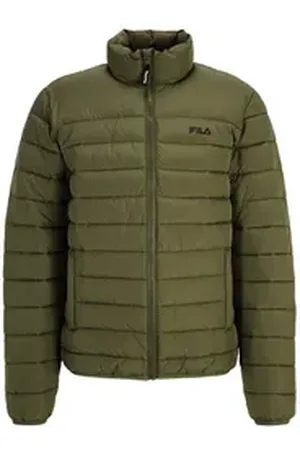 Fila Steppjacke Butzbach Light Padded Jacket mit aufgedrucktem Markenlogo grün XL