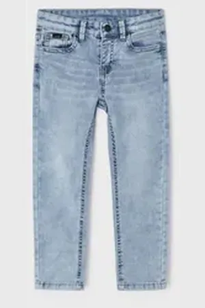 Mayoral Slim-fit-Jeans Lange Jeanshose Slim Fit Junge (351993) 104