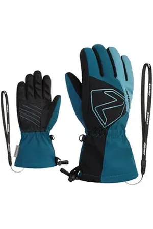Ziener Skihandschuhe Laval AS® AW Glove Junior asymmetrische Designelemente blau 6