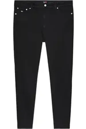 Tommy Hilfiger Skinny-fit-Jeans CRV MELANY HGH SSKN DG4280 mit Logostickerei schwarz 40