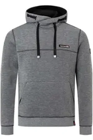 Timezone Kapuzenpullover HI-TECH HOODY aus BPolyestermix grau XXL