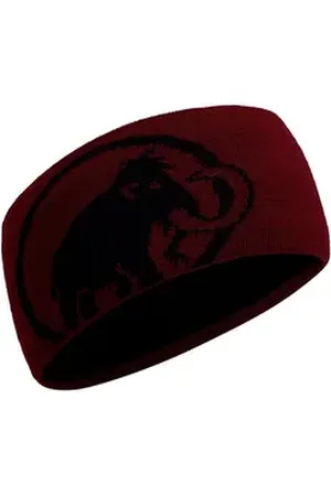 Mammut Stirnband Tweak Headband mit eingestricktem rot