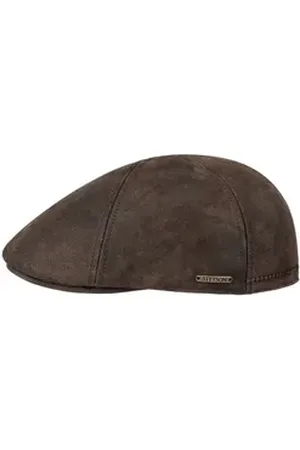 Stetson Schiebermütze Texas Leder aus 100% Leder braun 59/L