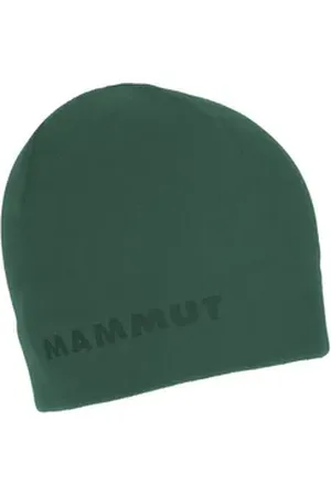 Mammut Fleecemütze Fleece Beanie mit - Schriftzug grün
