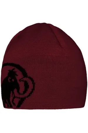 Mammut Strickmütze Tweak Beanie mit eingestricktem rot