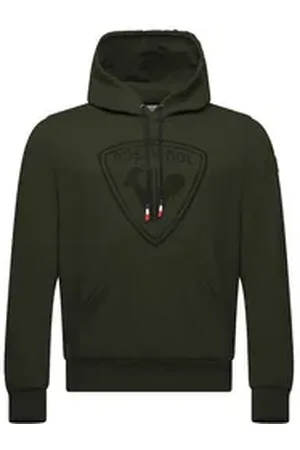 Rossignol Kapuzenpullover Logo Sweat Hood mit großem Logoprint vorn grün XL