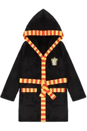 Harry Potter Bademantel Fleece Bademantel für Kinder schwarz 152