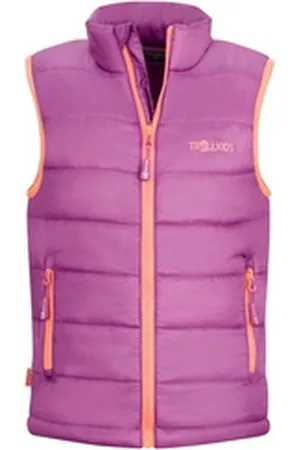 TROLLKIDS Steppweste Trondheim Wasserabweisend rosa 110