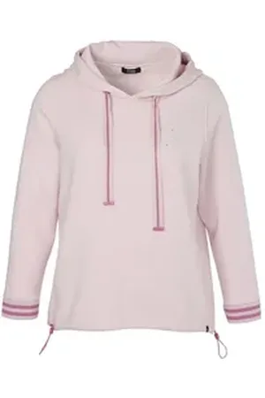 Frapp Kapuzenpullover mit liebevolle Details rosa 46