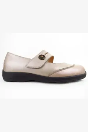 Finn Vivero- Met. taupe Ballerina beige 38 EU