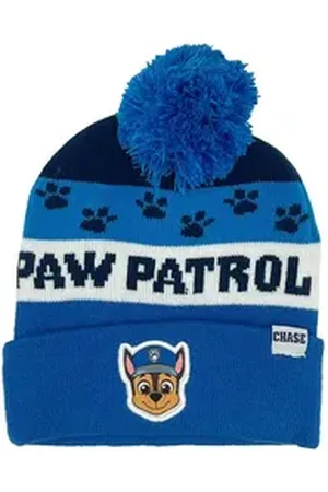 Paw Patrol Bommelmütze Chase Kinder Jungen Bommel-Mütze blau 54