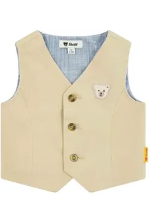 Steiff Funktionsweste Weste Special Day, gefüttert braun 62
