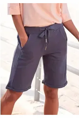ELBSAND Sweatbermudas Brinjana mit Taschen, Shorts, kurze Hose, Jogginghose grau L (40)