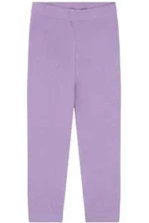 Hust & Claire Leggings Lisa (1-tlg) mit einem zarten Lochmuster lila 92