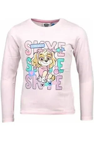 Paw Patrol Langarmshirt Skye Mädchen Shirt mit Glitzer Gr. 98 - 128 cm rosa 128 cm