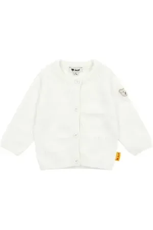 Steiff Strickjacke Strickjacke Special Day weiß 74