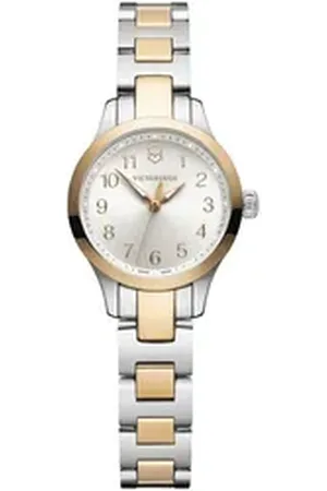 Victorinox Chronograph Alliance Damenarmbanduhr, Swiss Made silberfarben