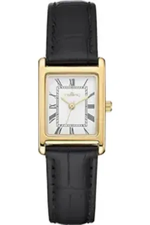 TEMPIC Quarzuhr, Armbanduhr, Damenuhr, analog schwarz