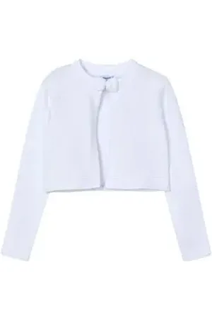 Mayoral Strickjacke mit Schleife weiß 104