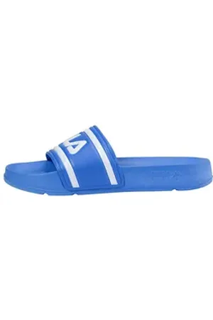 Fila Morro Bay Slipper Badeschuh mit großem Markenschriftzug blau EUR 37