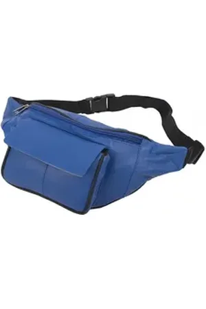 Mf Next Com Bauchtasche Bauchtasche Next Generation aus Nappa Leder mit Fronttasche (1-tlg) blau