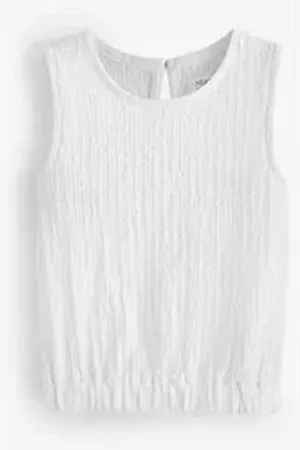 Next Shirttop Strukturiertes Top (1-tlg) weiß 168 (16 J.)
