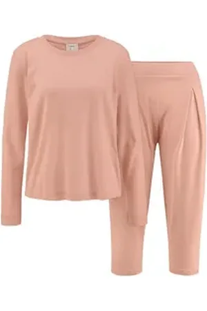 hessnatur Pyjama Regular PURE NATURE aus reiner Bio-Baumwolle (2 tlg) rosa 36