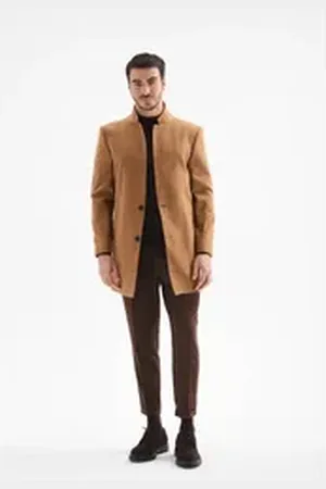 Antioch Wintermantel Mandarin Collar Coat 48