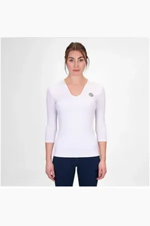 Bidi Badu Longsleeve Crew V-Neck Longsleeve weiß XS