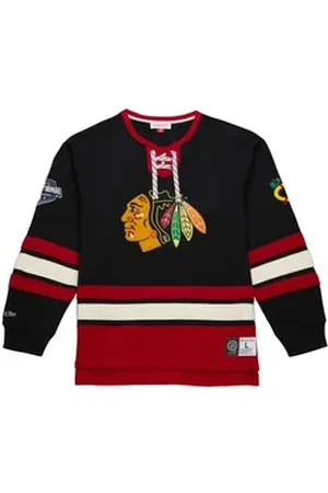 Mitchell & Ness Kapuzenpullover Chicago Blackhawks NHL LaceUp Heritage schwarz S