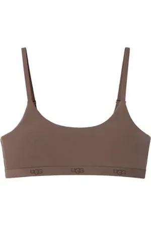 UGG UGG Bralette Estella Bralette Satinband mit Markenlogo braun S