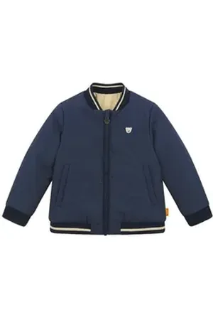 Steiff Outdoorjacke Wendejacke Sharky, Reflektor, gefüttert, wattiert blau 98