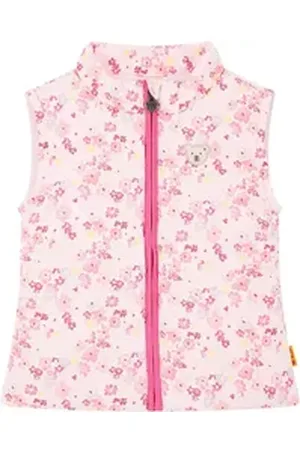 Steiff Funktionsweste Weste Balletcore, Reflektor, gefüttert, wattiert rosa 92
