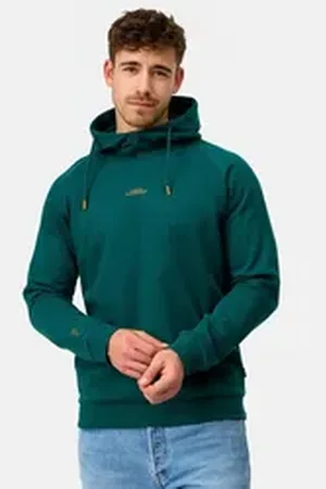 INDICODE Kapuzenpullover INVir grün S