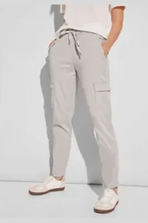 Street one Cargohose Middle Waist beige 46